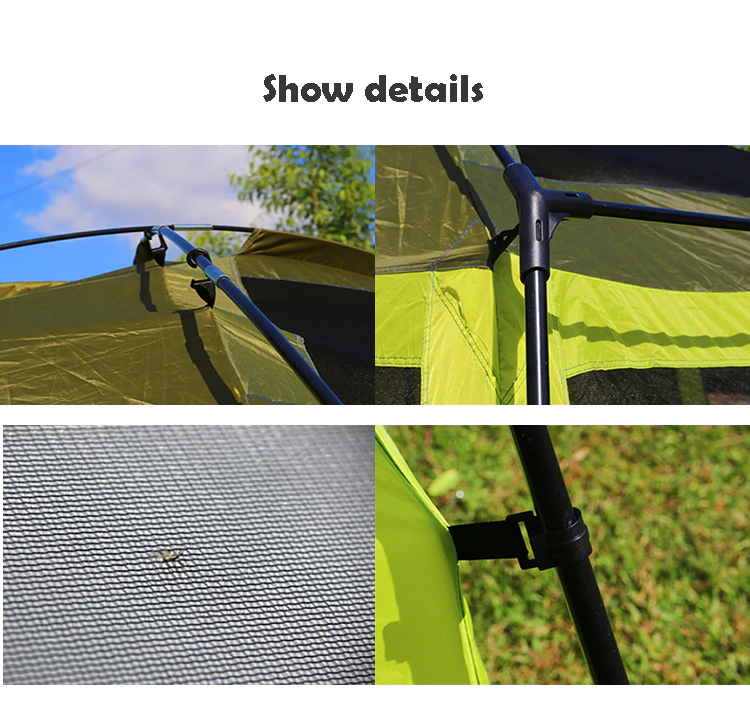 Cheap Goat Tents New Arrival! Outdoor 8 12 Person Ultra large Tent Anti UA Double Layer Waterproof Tents Outdoor Camping Large Gazebo Sun Shelter Tents 